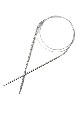 KARTOPU Rundstricknadel 8,0 mm Stahlseil 100 cm - 1