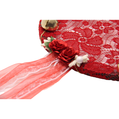 Braut-Handrassel - Rot / Rot - 1