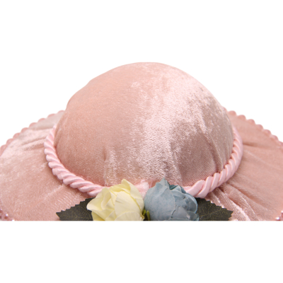 Nadelkissen mit Kunstrosen - Modell B - Rosa/Beige-Blau - 1