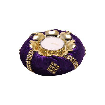 Tischkerzen Kissen - Violett - 6 St. - 0