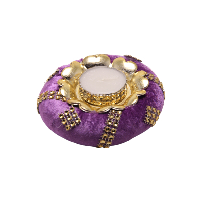 Tischkerzen Kissen - Lila - 6 St. - 0