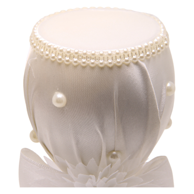 Nadelkissen Glas  - Modell A - Weiß - 1