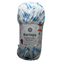 KARTOPU Yumurcak Benekli YMR0022 Wolle (100g / ca. 95m lang) 100% Polyester