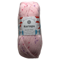 KARTOPU Benekli Bebe H1248 Wolle (100g / ca. 300m lang) 100% Acryl