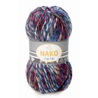 NAKO Pop Mix 86584 Wolle (100g / ca. 120m lang) 25% Wolle / 75% Acryl