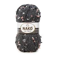 NAKO Kar Tanesi 60258 Wolle (100g / ca. 100m lang) 20% Wolle/65% Acryl/10% Polyamid/5% Polyester