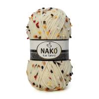 NAKO Kar Tanesi 60260 Wolle (100g / ca. 100m lang) 20% Wolle/65% Acryl/10% Polyamid/5% Polyester