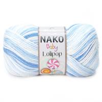 NAKO Lolipop 80431 Wolle (100g / ca. 230m lang) 100% Acryl