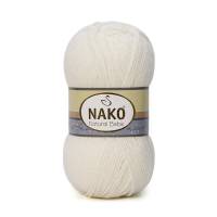 NAKO Natural Bebe 300 Wolle (100g / ca. 225m lang) 76% Acryl / 14% Wolle / 10% Viskose (Bambus reg.)