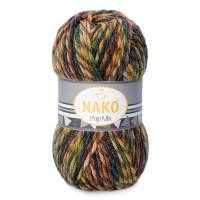 NAKO Pop Mix 86585 Wolle (100g / ca. 120m lang) 25% Wolle / 75% Acryl
