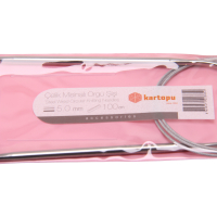 KARTOPU Rundstricknadel 5,0 mm Stahlseil 100 cm