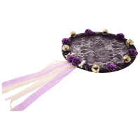 Braut-Handrassel - Lila / Lila