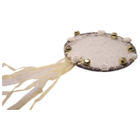 Braut-Handrassel - Weiß / Beige