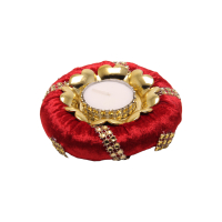 Tischkerzen Kissen - Rot - 6 St.